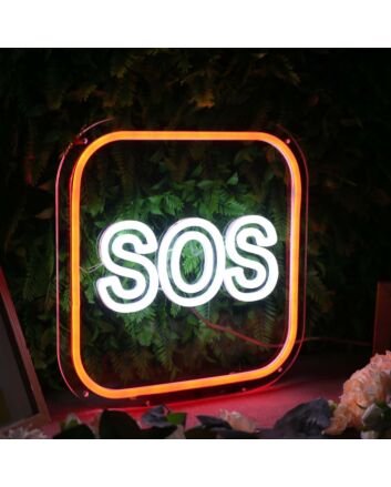 SOS Custom Neon Sign
