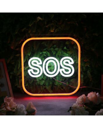 SOS Custom Neon Sign