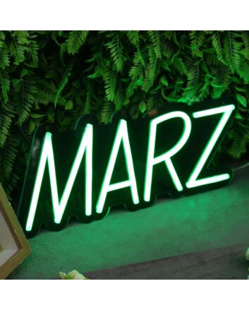 MARZ Green Neon Sign