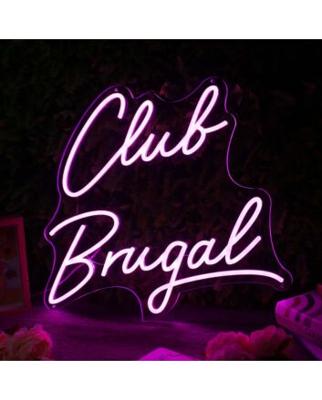 Club Brugal Purple Neon Sign