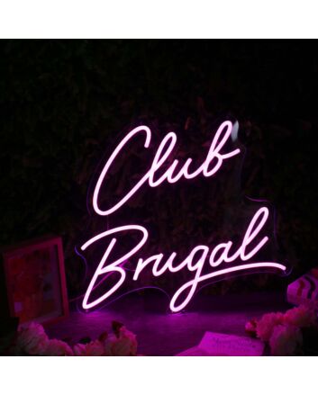 Club Brugal Purple Neon Sign