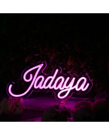 Jadaya Purple Neon Sign