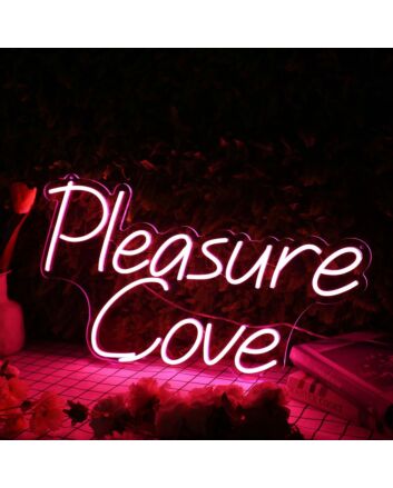 Pleasure Cove Red Neon Sign