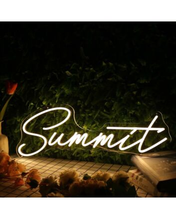 Summit Yellow Neon Sign