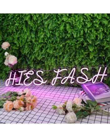 Hies Fash Purple Neon Sign