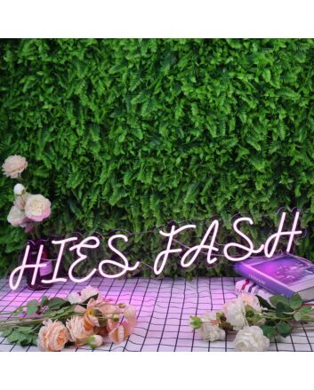 Hies Fash Purple Neon Sign