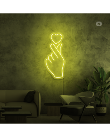 Love Hand Neon Sign