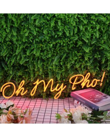 Oh My Pho Red Neon Sign