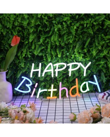 Happy Birthday Custom Neon Sign