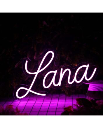 Lana Purple Neon Sign