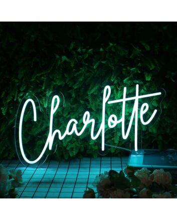 Charlotte Name Neon Sign