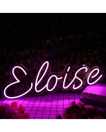 Eloise Purple Neon Sign