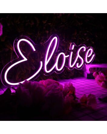 Eloise Purple Neon Sign