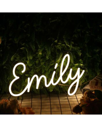 Emily Yellow Neon Sign