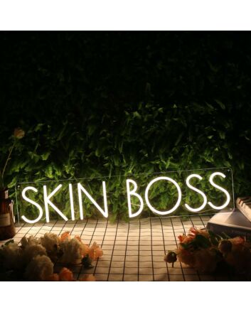 Skin Boss Yellow Neon Sign