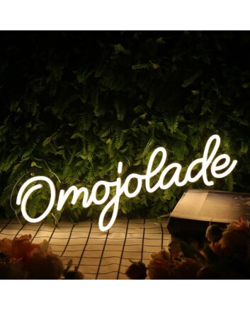 Omojolade Yellow Neon Sign