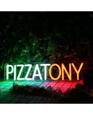 Pizza Tony Custom Neon Sign
