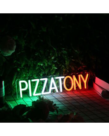 Pizza Tony Custom Neon Sign