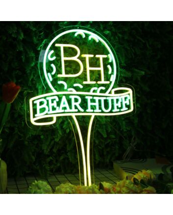 Bear Huff Custom Neon Sign