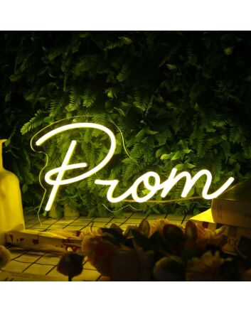 Prom Yellow Neon Sign