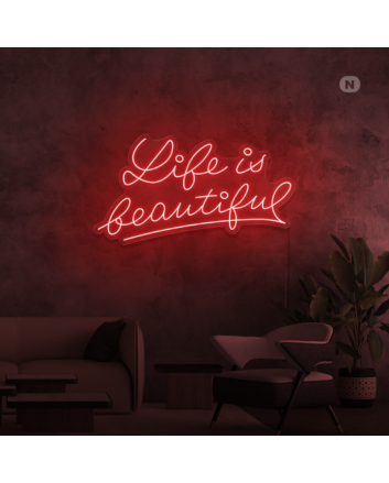 Life Quote 2 Neon Sign