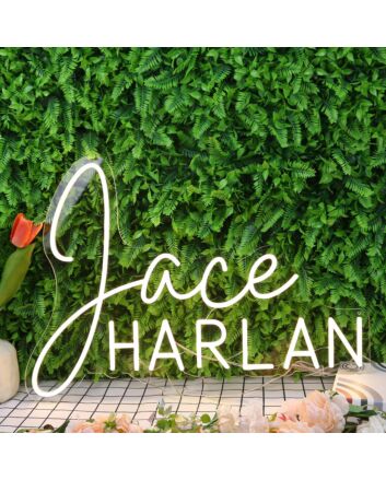 Jace Harlan Yellow Neon Sign