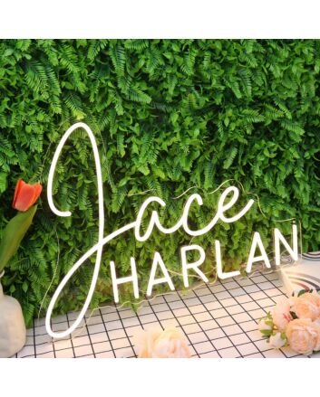 Jace Harlan Yellow Neon Sign