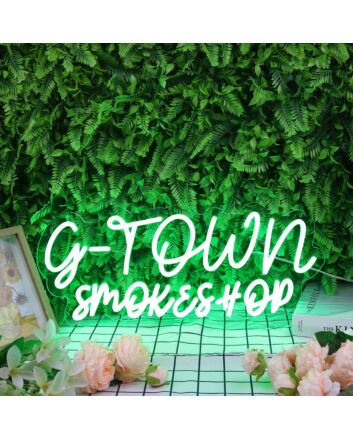 G-Town Smoke Shop Neon Sign