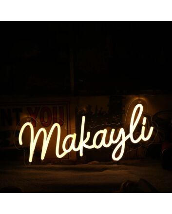 Makayli Yellow Neon Sign