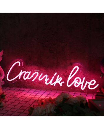 Crazy In Love Red Neon Sign