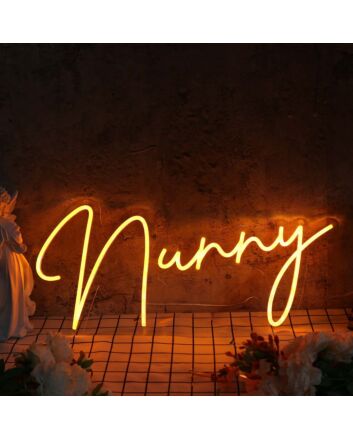 Nurry Orange Neon Sign