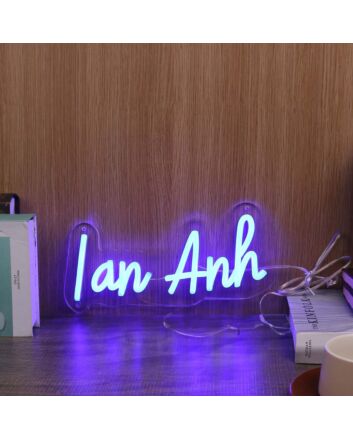 Lan Anh Blue Neon Sign