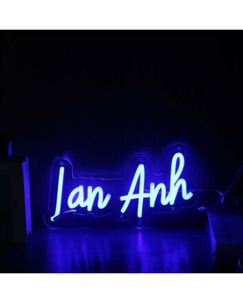 Lan Anh Blue Neon Sign