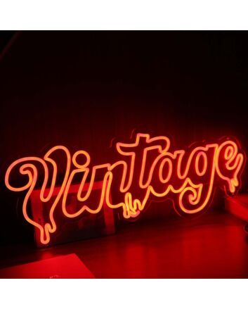 Melting Vintage Red Custom Neon Sign
