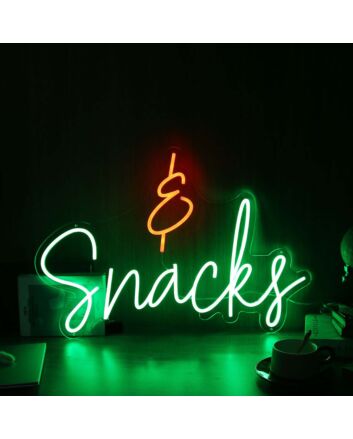 Snacks Custom Neon Sign