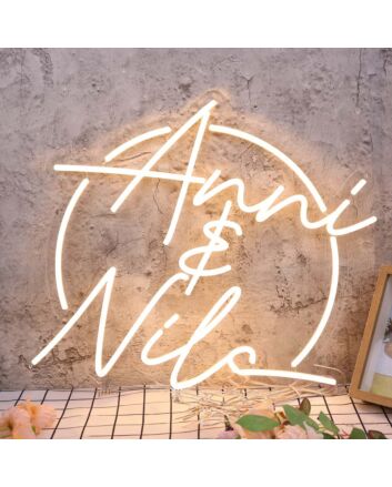 Anni And Nils Neon Sign