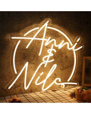 Anni And Nils Neon Sign