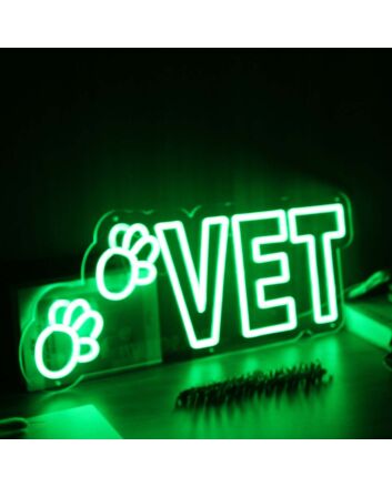 Vet Green Neon Sign