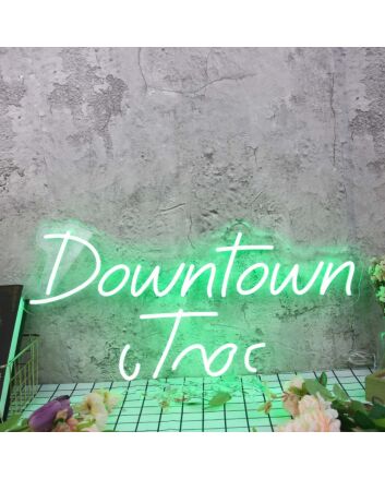 Downtown Joes Green Neon Sign