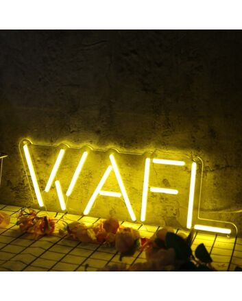 WAFL Yellow Neon Sign
