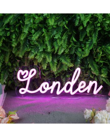 Londen Pink Neon Sign