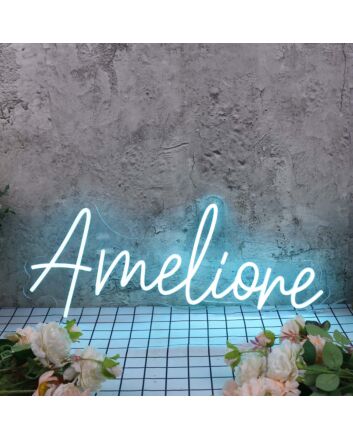 Amelione Blue Neon Sign