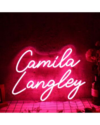 Camila Langley Red Neon Sign