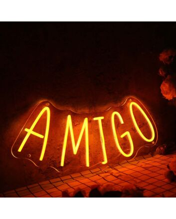 Amigo Orange Neon Sign
