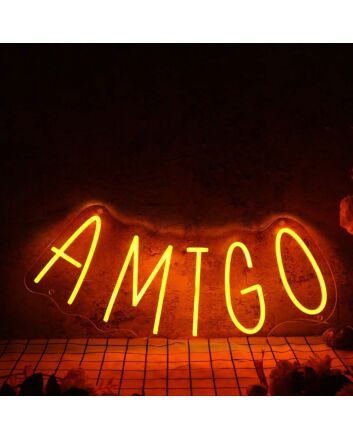 Amigo Orange Neon Sign