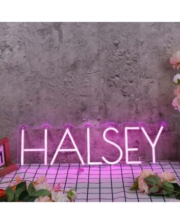 Halsey Pink Neon Sign