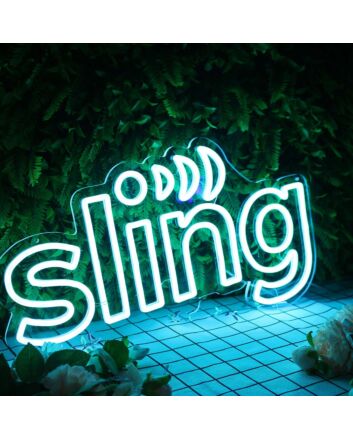 Sling Blue Neon Sign