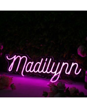 Madilynn Purple Neon Sign