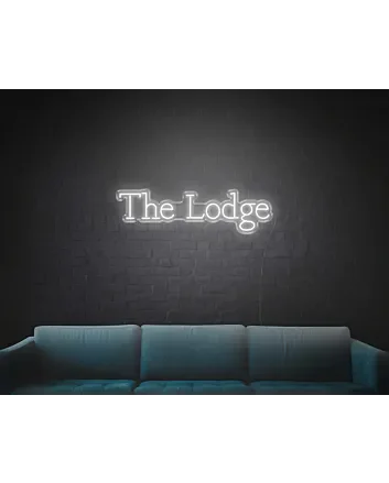 The Lodge LED Neon Sign