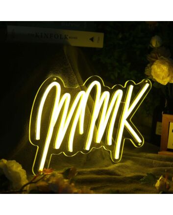 MMK Yellow Neon Sign